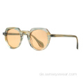 Vintage Modetrendy Luxusacetate Frauen Sonnenbrille